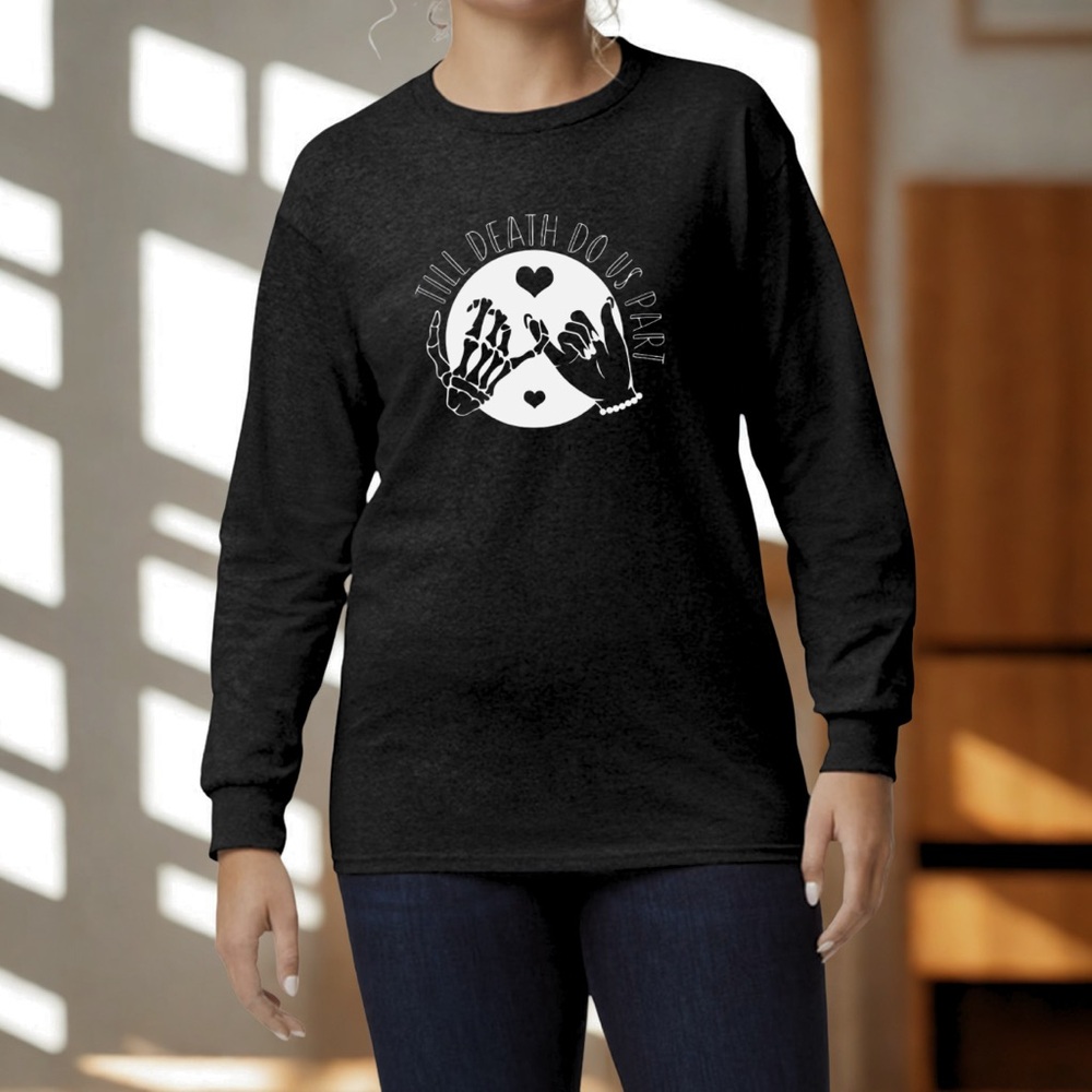HANDCRAFTED Black Graphic Long Sleeve Shirt